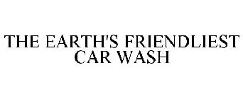 THE EARTH'S FRIENDLIEST CAR WASH