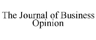 THE JOURNAL OF BUSINESS OPINION