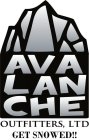 AVALANCHE OUTFITTERS, LTD GET SNOWED!!