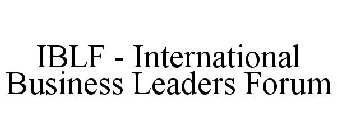 IBLF - INTERNATIONAL BUSINESS LEADERS FORUM