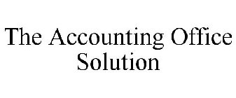 THE ACCOUNTING OFFICE SOLUTION