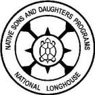 NATIVE SONS AND DAUGHTERS PROGRAMS NATIONAL LONGHOUSE