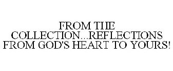 FROM THE COLLECTION...REFLECTIONS FROM GOD'S HEART TO YOURS!
