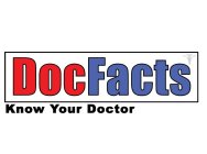 DOCFACTS KNOW YOUR DOCTOR