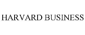 HARVARD BUSINESS