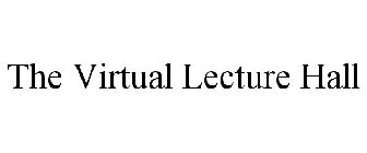THE VIRTUAL LECTURE HALL