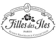 LES PARFUMS HARDOUIN-FINEZ DEPUIS 1952 FILLES DES ILES PARIS SUNNY FRAGRANCE COLLECTION HF