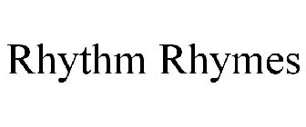RHYTHM RHYMES