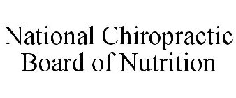 NATIONAL CHIROPRACTIC BOARD OF NUTRITION