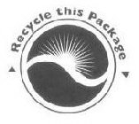 RECYCLE THIS PACKAGE