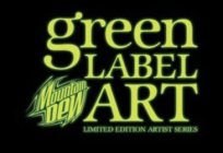 MOUNTAIN DEW GREEN LABEL ART LIMITED EDITION ARTIST SERIES