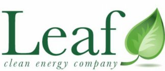 LEAF CLEAN ENERGY COMPANY