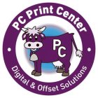 · PC PRINT CENTER · DIGITAL & OFFSET SOLUTIONS