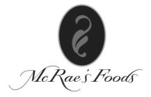 MCRAE'S FOODS