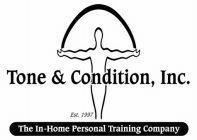 TONE & CONDITION, INC. EST. 1997 THE IN-HOME PERSONAL TRAINING COMPANY