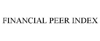 FINANCIAL PEER INDEX