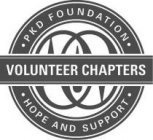 ·PKD FOUNDATION· ·HOPE AND SUPPORT· VOLUNTEER CHAPTERS