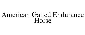 AMERICAN GAITED ENDURANCE HORSE