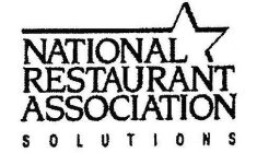 NATIONAL RESTAURANT ASSOCIATION S O L U T I O N S