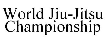 WORLD JIU-JITSU CHAMPIONSHIP