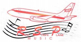 RSP RED STRIPE PLANE MUSIC