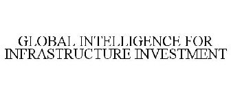 GLOBAL INTELLIGENCE FOR INFRASTRUCTURE INVESTMENT