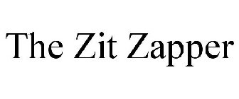 THE ZIT ZAPPER
