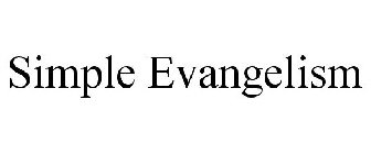SIMPLE EVANGELISM