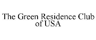 THE GREEN RESIDENCE CLUB OF USA