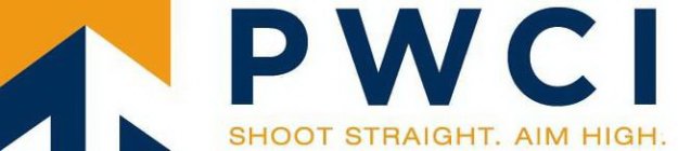 PWCI SHOOT STRAIGHT. AIM HIGH.