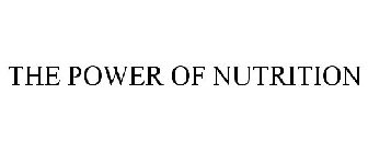 THE POWER OF NUTRITION