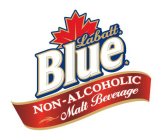 LABATT BLUE NON-ALCOHOLIC MALT BEVERAGE