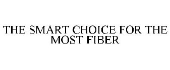 THE SMART CHOICE FOR THE MOST FIBER