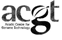 ACGT ASIATIC CENTRE FOR GENOME TECHNOLOGY