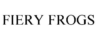 FIERY FROGS
