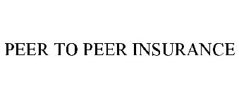 PEER TO PEER INSURANCE