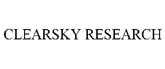 CLEARSKY RESEARCH