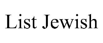 LIST JEWISH