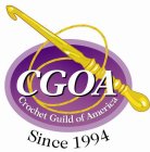 CGOA CROCHET GUILD OF AMERICA SINCE 1994