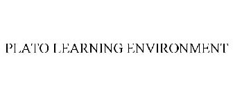 PLATO LEARNING ENVIRONMENT
