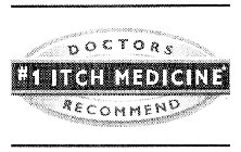 DOCTORS #1 ITCH MEDICINE RECOMMEND