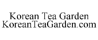 KOREAN TEA GARDEN KOREANTEAGARDEN.COM