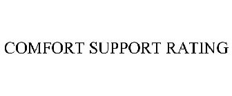 COMFORT SUPPORT RATING