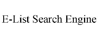 E-LIST SEARCH ENGINE