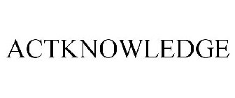 ACTKNOWLEDGE