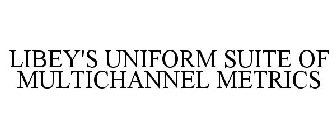 LIBEY'S UNIFORM SUITE OF MULTICHANNEL METRICS