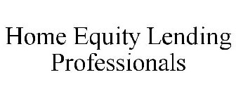 HOME EQUITY LENDING PROFESSIONALS