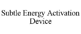 SUBTLE ENERGY ACTIVATION DEVICE