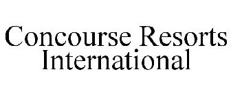 CONCOURSE RESORTS INTERNATIONAL