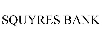 SQUYRES BANK